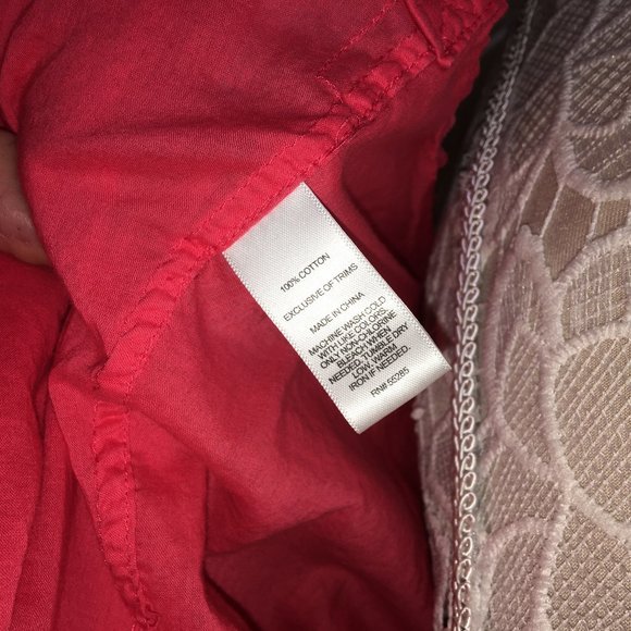 Express Lightweight Button Down Blouse - Picture 6 of 10